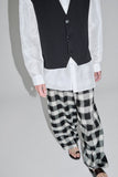 26ss<BR>CristaSeya クリスタセヤ<br>" WASHI PAPER BUTTON DOWN VEST " <BR>ボタンダウンベスト<BR>【11WN-26-WA】【MEN'S/WOMEN'S】