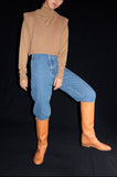 26ss<BR>CristaSeya クリスタセヤ<br>" BLEACHED DENIM<br> HIGH-WAISTED JEANS " <br>ブリーチデニムハイウエストジーンズ<BR>【04ED-K DENIM】<br>【MEN'S/WOMEN'S】