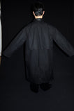 SALE!<BR>CristaSeya クリスタセヤ<br>" OVERSIZED WATERREPELLENT TRENCH WITH LEATHER PATCH " <br>ワックスコットン<BR>オーバーサイズドコート<BR>【01DA】【MEN'S/WOMEN'S】