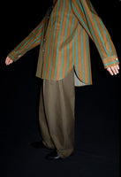 24AW<BR>CristaSeya クリスタセヤ<br>×Salvatore Piccolo サルバトーレピッコロ<BR>" HANDMADE FRINGED<BR> MAO COLLAR  SHIRT  " <BR>マオカラーフリンジシャツ<br>【11SP-SC】<BR>【MEN'S/WOMEN'S】