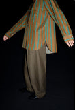 24AW<BR>CristaSeya クリスタセヤ<br>×Salvatore Piccolo サルバトーレピッコロ<BR>" HANDMADE FRINGED<BR> MAO COLLAR  SHIRT  " <BR>マオカラーフリンジシャツ<br>【11SP-SC】<BR>【MEN'S/WOMEN'S】