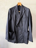 26ss_<br>MAATEE&SONS / マーティーアンドサンズ  <BR>H WOOL MUSOU <BR>ダブルブレスト<BR>ギャザージャケット  <BR>【MT6103-0004】<BR>【MEN'S】