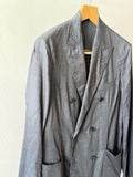 26ss_<br>MAATEE&SONS / マーティーアンドサンズ  <BR>H WOOL MUSOU <BR>ダブルブレスト<BR>ギャザージャケット  <BR>【MT6103-0004】<BR>【MEN'S】