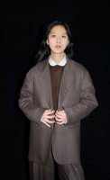 SALE!<BR>CristaSeya クリスタセヤ<br>"OVERSIZED BLAZER  " <BR>オーバーサイズド<BR>ウールジャケット<BR>【05EN】【MEN'S/WOMEN'S】