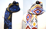 40% OFF SALE<br>A KIND OF GUISE<BR> アカインドオブガイズ <br> BEBO KNIT SCARF <BR>インターシャニットストール<BR>AKOG【BEBO KNIT SCARF 719 551】<BR>【MEN'S】【OUTLET】