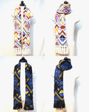 40% OFF SALE<br>A KIND OF GUISE<BR> アカインドオブガイズ <br> BEBO KNIT SCARF <BR>インターシャニットストール<BR>AKOG【BEBO KNIT SCARF 719 551】<BR>【MEN'S】【OUTLET】