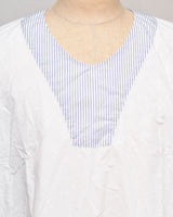 bergfabel / バーグファベル<BR>T-shirt  WHITE/Ｄ.STRIPE<BR> プルオーバーハーフスリーブシャツ<BR>【BFMSH47】【MEN’S】　