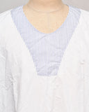bergfabel / バーグファベル<BR>T-shirt  WHITE/Ｄ.STRIPE<BR> プルオーバーハーフスリーブシャツ<BR>【BFMSH47】【MEN’S】　
