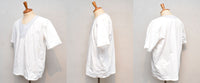bergfabel / バーグファベル<BR>T-shirt  WHITE/Ｄ.STRIPE<BR> プルオーバーハーフスリーブシャツ<BR>【BFMSH47】【MEN’S】　