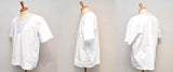 bergfabel / バーグファベル<BR>T-shirt  WHITE/Ｄ.STRIPE<BR> プルオーバーハーフスリーブシャツ<BR>【BFMSH47】【MEN’S】　