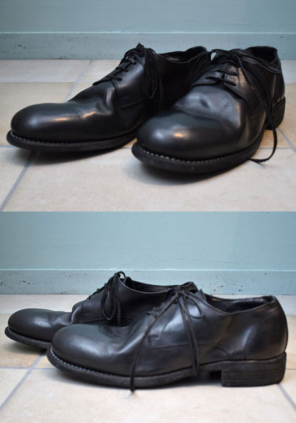 GUIDI グイディ , CLASSIC DERBY SHOES / SOLE LEATHER/クラシックダービーシューズ