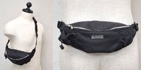 foot the coacher × porter <br> フットザコーチャー×ポーター<br>ANARCHO WAIST BAG <BR> ウエストバッグ　BLACK<BR>【FTA2012004】【BAG】【MEN'S】
