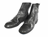 GUIDI グイディ <BR>BACK ZIP BOOT SOLE LEATER <BR> バックジップブーツ<br>"HORSE FULL GRAIN"BLKT <BR>【986X HORSE FULL GRAIN 】【MEN'S】【シューズ】