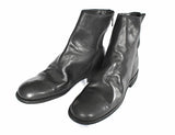 GUIDI グイディ <BR>BACK ZIP BOOT SOLE LEATER <BR> バックジップブーツ<br>"HORSE FULL GRAIN"BLKT <BR>【986X HORSE FULL GRAIN 】【MEN'S】【シューズ】