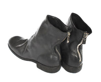 GUIDI グイディ <BR>BACK ZIP BOOT SOLE LEATER <BR> バックジップブーツ<br>"HORSE FULL GRAIN"BLKT <BR>【986X HORSE FULL GRAIN 】【MEN'S】【シューズ】