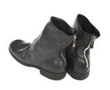 GUIDI グイディ <BR>BACK ZIP BOOT SOLE LEATER <BR> バックジップブーツ<br>"HORSE FULL GRAIN"BLKT <BR>【986X HORSE FULL GRAIN 】【MEN'S】【シューズ】