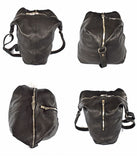 GUIDI  グイディ<br> " HOBO CROSSBODY BAG  " <BR>クロスボディーバッグ <BR>SOFT HORSE FULL GRAIN 【BK2】<BR>【MEN'S / WOMEN'S】【BAG】