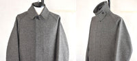 22AW<br>MAATEE&SONS<BR>マーティーアンドサンズ  <BR>TWEED BAL COLLAR COAT <BR> ツイードバルカラーコート<BR> 【MT2303-0703Ｂ】【MEN'S】