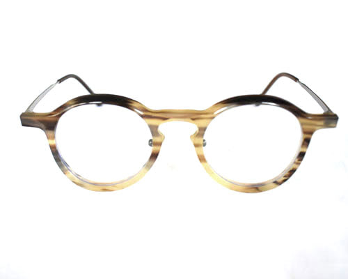 RIGARDS / リガーズ <BR>"RG0108" <BR>NATURAL HORN + TITANIUM TEMPLES<BR>ナチュラルホーングラス<BR>【RG0108】【MEN'S/WOMEN'S】