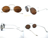 RIGARDS × UMA WANG<BR>リガーズ × ユマワン<BR>"RG00UW6"<BR> PINCE-NEZ OVAL<BR>STAINLESS STEEL <BR>VINTAGE SILVER<BR>サングラス【RG00UW6】<BR>【MEN'S/WOMEN'S】