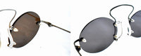 RIGARDS × UMA WANG<BR>リガーズ × ユマワン<BR>"RG00UW6"<BR> PINCE-NEZ OVAL<BR>STAINLESS STEEL <BR>VINTAGE SILVER<BR>サングラス【RG00UW6】<BR>【MEN'S/WOMEN'S】