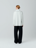 STUDIO NICHOLSON<br> スタジオニコルソン<br>"MEYER"<BR>SNW-982<BR>PANTS ZIP FRONT ROUND LEG PANTS<BR>STRETCH TPOP WOOL<br>【WOMEN'S】