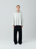 STUDIO NICHOLSON<br> スタジオニコルソン<br>"MEYER"<BR>SNW-982<BR>PANTS ZIP FRONT ROUND LEG PANTS<BR>STRETCH TPOP WOOL<br>【WOMEN'S】
