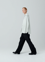 STUDIO NICHOLSON<br> スタジオニコルソン<br>"MEYER"<BR>SNW-982<BR>PANTS ZIP FRONT ROUND LEG PANTS<BR>STRETCH TPOP WOOL<br>【WOMEN'S】