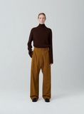 STUDIO NICHOLSON<br> スタジオニコルソン<br>"MEYER"<BR>SNW-982<BR>PANTS ZIP FRONT ROUND LEG PANTS<BR>STRETCH TPOP WOOL<br>【WOMEN'S】