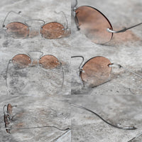 RIGARDS × UMA WANG<BR>リガーズ × ユマワン<BR>"RG00UW6"<BR> PINCE-NEZ OVAL<BR>STAINLESS STEEL <BR>VINTAGE SILVER<BR>サングラス【RG00UW6】<BR>【MEN'S/WOMEN'S】