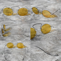 RIGARDS × UMA WANG<BR>リガーズ × ユマワン<BR>"RG00UW6"<BR> PINCE-NEZ OVAL<BR>STAINLESS STEEL <BR>VINTAGE SILVER<BR>サングラス【RG00UW6】<BR>【MEN'S/WOMEN'S】