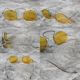 RIGARDS × UMA WANG<BR>リガーズ × ユマワン<BR>"RG00UW6"<BR> PINCE-NEZ OVAL<BR>STAINLESS STEEL <BR>VINTAGE SILVER<BR>サングラス【RG00UW6】<BR>【MEN'S/WOMEN'S】
