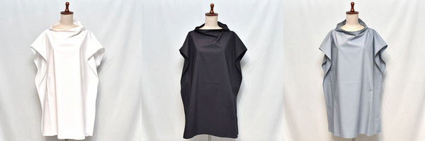 30%OFF SALE<br>SOFIE D'HOORE ソフィードール<br> " CAPE-STYLE TOP WITH HIGH SLIT NECK " <br>スリットネックケープスタイルブラウス <br>【BATAILLE - CPOP】【WOMEN'S】
