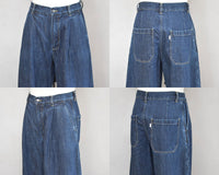 STUDIO NICHOLSON <br>スタジオニコルソン <br>"PUCH"<br>WASHED DENIM PANT<BR>ウォッシュドデニムパンツ<br>【SNM-546】【MEN'S】