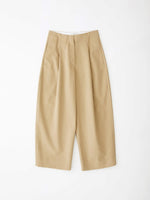 OFF SALE!<BR>STUDIO NICHOLSON <BR>スタジオニコルソン<br>"DORDONI" <BR>POLISHED COTTON VOLUME PANTS<BR>ポリッシュドコットンボリュームパンツ<BR>3色展開【SNW-145 DORDONI TWILL】【WOMEN'S】
