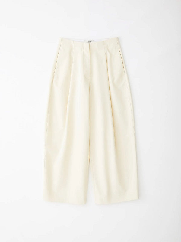 STUDIO NICHOLSON / DORDONI VOLUME PANT IN CREAM - HOEK