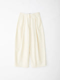 OFF SALE!<BR>STUDIO NICHOLSON <BR>スタジオニコルソン<br>"DORDONI" <BR>POLISHED COTTON VOLUME PANTS<BR>ポリッシュドコットンボリュームパンツ<BR>3色展開【SNW-145 DORDONI TWILL】【WOMEN'S】