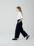 OFF SALE!<BR>STUDIO NICHOLSON <BR>スタジオニコルソン<br>"DORDONI" <BR>POLISHED COTTON VOLUME PANTS<BR>ポリッシュドコットンボリュームパンツ<BR>3色展開【SNW-145 DORDONI TWILL】【WOMEN'S】