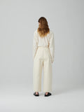 OFF SALE!<BR>STUDIO NICHOLSON <BR>スタジオニコルソン<br>"DORDONI" <BR>POLISHED COTTON VOLUME PANTS<BR>ポリッシュドコットンボリュームパンツ<BR>3色展開【SNW-145 DORDONI TWILL】【WOMEN'S】
