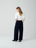OFF SALE!<BR>STUDIO NICHOLSON <BR>スタジオニコルソン<br>"DORDONI" <BR>POLISHED COTTON VOLUME PANTS<BR>ポリッシュドコットンボリュームパンツ<BR>3色展開【SNW-145 DORDONI TWILL】【WOMEN'S】